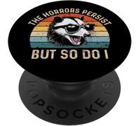 Kalanka-Les Horreurs Persistent, Mais Moi Aussi, Angry Opossum Funny Possum Popsockets Popgrip Adhésif