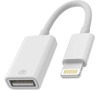 KALANKA-Lightning to Jack Cable Adapter USB iPhone Certified Apple MFI USB A OTG Camera Socket for 14 13 12 11 Pro Max 7 8 Plus X Se XS XR iPad Air 3.0 Socket Key Converter Flash Drive Stick Adapter