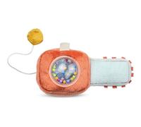 Kalanka-Lilliputiens - Hochet Bébé Imitation Tronçonneuse - Jack Le Lion - Jouet Sensoriel Pour Apprentissage Ludique - Bleu & Orange ¿ 15 Cm - Dès 3 Mois - 83597