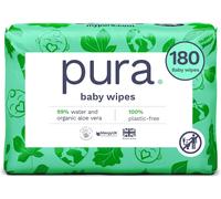 Kalanka-Lingettes Bébé, 180 Lingettes (3 X 60 Lingettes), Boîte Mensuelle, 99% D'eau, 100% Sans Plastique, Sans Parfum Pour Peau Sensible, Aloe Vera, Végétalien