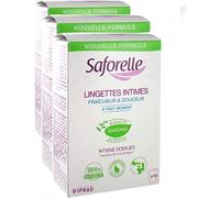 Kalanka-: Lingettes Intimes Individuelles (3 Boîtes De 10 Lingettes En Sachets Individuels)(3)