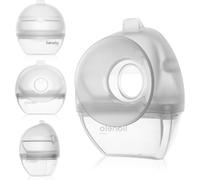 Kalanka-Lionelo Milky Simple Récupérateur De Lait, Tétines, Silicone Sans Bpa, 2 Pièces, Nettoyage Facile, Discret, Pratique, Réutilisable, Collecteur De Lait (Milky 2in1)