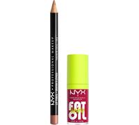 Kalanka-Lip Kit 2 (Fat Oil Newsfeed + Slim Lip Pencil Natural)