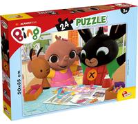 KALANKA-Lisciani - Masha et Michka - Puzzle 92970 - Puzzle Enfant 60 Pièces - Très Épaisses - Développe Logique et Coordination - 50x35 cm - Fabriqué en Italie - Dès 3 Ans