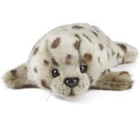 KALANKA-Living Nature, Peluche Phoque Commun, Bébé Phoque en Peluche Doux, Réaliste Jouets Animaux Marins, Peluches Animaux à Collectionner, Doudou Bébé Phoque, Idée Cadeau pour Enfants, 22 cm