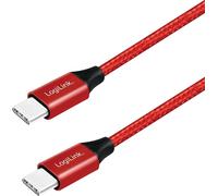 KALANKA-LOGILINK CU0156 Cable USB 1 M 2.0 USB C Rojo