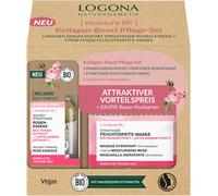Kalanka-Logona Naturkosmetik Kit De Soin Au Collagène Boost - Sérum Raffermissant À L'essence De Rose 2 Phases Et Masque Hydratant Avec Extrait De Rose Bio Et Collagène - Soin Végétalien Pour Un Aspe