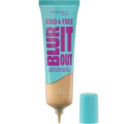 Kalanka-London Kind & Free Blur It Out Teint Matifiant,504 Sun Beige, Contrôle De La Brillance Toute La Journée, Maquillage Léger Au Fini Mat, 30 Ml