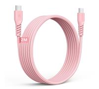 KALANKA-Long 2m Câble USB C vers USB C 60 W, Câble tressé de Type C vers C Charge Rapide Compatible avec iPhone 15, iPad Pro, MacBook, Samsung S24/S23/A14/A15/A25/A35/A34/A55/A54/A05s/A04s, etc