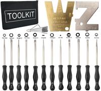 KALANKA-Lot de 12 outils de réglage du carburateur avec levier de mesure ZT-1 500-13 pour petit moteur à 2 cycles - Remplacement pour STIHL Poulan Homelite Echo Trimmer Weedeater Tronçonneuse Carb