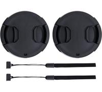 KALANKA-Lot de 2 82mm Bouchon d'Objectif Frontale Lens Cap pour Canon EF 16-35mm f2.8L, EF 24-70mm f2.8L, Nikon AF-S 24-70mm f2.8E, Sony FE 16-35mm f2.8 GM, FE 24-70mm f2.8 GM Et Autres Objectifs 82m