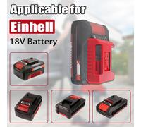 KALANKA-Lot de 2 adaptateurs de chargeur USB pour batterie Einhell 18 V PXC, avec adaptateur de charge rapide USB et type C, adaptateur de batterie (adaptateur uniquement)