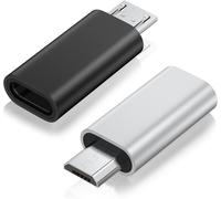KALANKA-Lot de 2 adaptateurs micro USB vers USB C de type C femelle vers micro B mâle, transfert de données QC 3.0, compatible avec PS4, Xbox, manette de jeu, Spaker, enregistreur de conduite, Huawei
