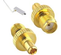 KALANKA-Lot de 2 adaptateurs TS9 vers SMA, adaptateur TS9 mâle vers SMA femelle, connecteur d'antenne, connecteur coaxial RF pour routeurs 5G, modems LTE, appareils Huawei, radio CB et antenne TV