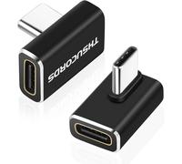 KALANKA-Lot de 2 Adaptateurs USB C 90 Degrés, USB Type C 3.2 Gen2 100W 20Gbit/s Mâle vers Femelle Extension Vidéo 4K@60Hz pour Steam Deck, Switch, MacBook