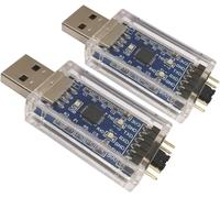 KALANKA-Lot de 2 adaptateurs USB vers série TTL avec Puce CP2102 Compatible avec Windows 7, 8, 10, Linux, Mac OS X