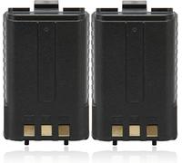 KALANKA-Lot de 2 Batteries Radio Bidirectionnelles de Rechange 7,4 V 3800 MAh pour UV5R 1 Génération UV5R 2 Générations UV5R 3 Générations Talkies-Walkies