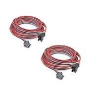 KALANKA-Lot de 2 câbles d'éclairage LED JST SM mâle femelle 5 m 3 broches pour WS2812B WS2811 SK6812 Symphonie LED avec connecteurs SM3P