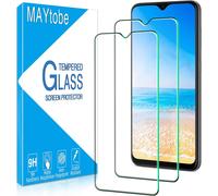 KALANKA-Lot de 2 films de protection d'écran en verre trempé pour Samsung Galaxy A50, A20, compatible avec les coques, dureté 9H, sans bulles, anti-rayures, 0,33 mm ultra transparent
