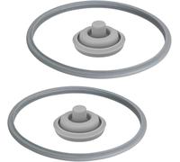 Kalanka-Lot De 2 Joints En Caoutchouc Wmf Perfect Plus Et Perfect + 2 Joints De Rechange Pour Valve D'autocuiseur Wmf Perfect, Couvercle, Autocuiseurs Express Et Manche Caoutchouc D'étanchéité De 3