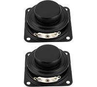 KALANKA-Lot de 2 Mini Haut-parleurs Audio Carrés de 40 Mm Haut-Parleur Magnétique Interne 4 ? 5 W Klaxon à Gamme Complète pour Talkies-Walkies Et Audio Bluetooth
