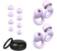 Kalanka-Lot De 2 Paires De Bouchons D'oreilles Réutilisables Pour Réduire Le Bruit De 25 Db À 30 Db Avec 8 Embouts Auriculaires, Protection Auditive Douce Pour Concert, Sensibilité Au Bruit, Étude Et