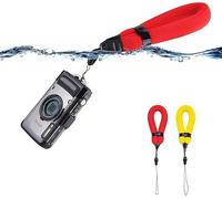 KALANKA-Lot de 2 Sangles Flottantes pour Appareil Photo/Téléphone Flottant pour Olympus TG-7 TG-6 TG-5 TG-4, Appareil Photo Sous-Marin Nikon W300/100 Gopro Panasonic Lumix (Couleur : Rouge + Jaune)
