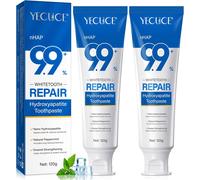 Kalanka-Lot De 2 Tubes De Dentifrice Hydroxyapatite 120 G, Réparateur De Sensibilité, Anti-Cavité, Goût De Menthe Naturel Pour Renforcer L'émail, Maintenir La Santé Bucco-Dentaire