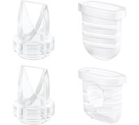 Kalanka-Lot De 2 Valves À Bec De Canard Et 2 Membranes En Silicone Compatibles Avec Eufy E10/S1/S1 Pro, Lansinoh Discreet Duo/Ncvi S32/Nuliie S32/Nicegreen Life S32/Zooawa S32 Pièces De Rechange Pour