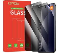 KALANKA-Lot de 2, Verre Trempé Anti-Espion pour Xiaomi Redmi Note 15 Pro 4G/5G, Coque Compatible, Dureté Ultra-Résistante 9H,Film Protection, Sans Bulles
