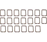 KALANKA-Lot de 20 Détentes En Acier Cuivré A Utiliser avec Votre Piège Putange Pour Capturer Taupe, Rat Taupier, Campagnol Ou Autres Rongeurs Nuisibles Dans Votre Jardin. Tentes ou Tendilles resistan