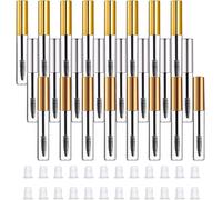 Kalanka-Lot De 24 Tubes Vides De 10 Ml Pour Mascara, Étui À Cils, Brosse À Cils Avec 24 Bouchons En Caoutchouc (3 Couleurs)