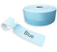 KALANKA-Lot de 250 rouleaux d'étiquettes à enrouler autour du ruban d'identification pour arbre alimentaire (bleu)