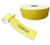 KALANKA-Lot de 250 rouleaux d'étiquettes à enrouler autour du ruban d'identification pour arbre alimentaire (jaune)