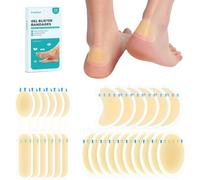 Kalanka-Lot De 28 Pansements Hydrocolloïdes Invisibles En Gel Hydrocolloïde Pour Talon, Pied Et Orteil, Coussinets Imperméables Pour Protection De La Peau Et Guérison Rapide