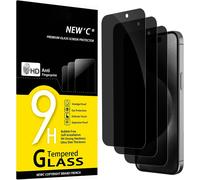 KALANKA-Lot de 3, Verre Trempé Anti-Espion pour iPhone 15 Pro Max, iPhone 15 Plus (6,7 Pouces), Angle de Confidentialité 28 Degrés Équilibré avec Protection des Yeux, Dureté 9H, Résistante, Sans Bull