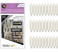 Kalanka-Lot De 30 Pointes De Rechange Double Face Flexibles Pour Stylos À Peinture Acrylique Faciles À Remplacer