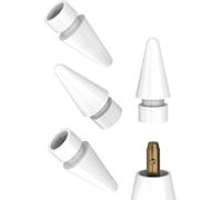 Kalanka-Lot De 4 Embouts De Rechange Pour Apple Pencil Pour Ipad Pro Certifié Mfi Pour Apple Génération Crayon Pen Stylus Adapter Stylet Stylo 1st 2ème Tips Génération Connecteur Tactile Pour Iphone