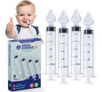 Kalanka-Lot De 4 Mouches Bébé Seringue Nasale 10 Ml Petipeton-Nettoyeur De Nez-De Haute Qualité-Dispositif De Rinçage-Irrigation Nasale - Sans Bpa Et Sans Phtalate