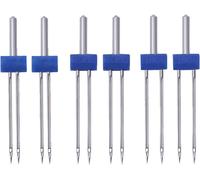 KALANKA-Lot de 6 aiguilles jumelées pour machine à coudre, pour machine à coudre, double stretch, pour machine à coudre