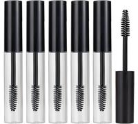 Kalanka-Lot De 6 Tubes Vides Pour Mascara Et Baguette À Mascara Rechargeables, En Métal, Conteneurs Cosmétiques Pour Sérum De Croissance Des Cils Et Huile De Ricin, Accessoires De Maquillage Portable
