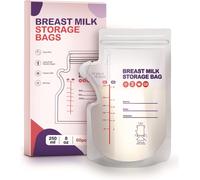Kalanka-Lot De 60 Sacs De Conservation Du Lait Maternel, Sacs De Conservation Du Lait Maternel, Préstérilisés, Double Étanchéité, Pour Congélation 250ml