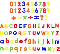 KALANKA-Lot de 79 Jouets Magnétiques Colorés - Alphabet, Chiffres, Aimants pour Enfants et Réfrigérateur - Éducatifs pour Tout-Petits