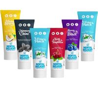 Kalanka-Lot De Dentifrices - 6 Goûts : Sunny Splash, Polar Punch, Koala Kiss, Shimmery Shine, Berry Blast, Bahama Breeze - Neutre Pour Le Climat, Vegan, 0 Microplastique - Idée Cadeau