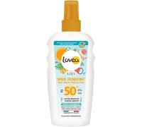 Kalanka-Lovea - Spray Hydratant Kids Fps 50+ - Très Haute Protection Solaire Uva/Uvb Visage & Corps - Parfum Abricot - Peaux Sensibles - Résistant À L'eau - Vegan - Fabriqué En France - 150 Ml