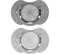 Kalanka-Lovi Tétine 6-18 Mois - Sucette Dynamique Pour Bébé - Rose & Violet - 2 Piéces - Facile À Accepter, Sans Bpa, Silicones De Haute Qualité Et Durables