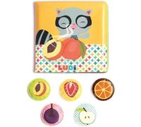 KALANKA-LUDI - Livre des Odeurs pour Bébé - Livre d`Éveil en Plastique Souple - 5 Vignettes Odorantes - À Partir de 12 Mois