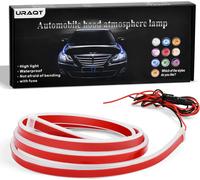 Kalanka-Lumineuse Led Pour Capot De Voiture, 180cm Bande Lumineuse Led Pour Extérieur De Voiture,12v Balayage Dynamique Commencez, Feux Générique Diurnes Étanches Convient Aux Voitures, Vus, Camions