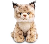 KALANKA-- Lynx Jeune, Assis - 22 cm (Hauteur) - Félin en Peluche - Peluche, Doudou