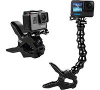 KALANKA-Mâchoires Flexibles - Support col de Cygne pour caméras d'action GoPro Hero 13/Hero 12/Hero 11/Hero 10/9/8/7/6/5/4 Session Hero 3+ Hero 3, DJI osmo, Akaso, Insta 360, Arlo Pro Arlo Go